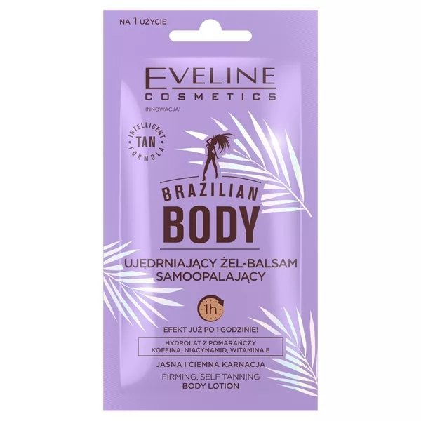 Eveline Cosmetics Brazilian Body ujędrniający żel-balsam samoopalający 12ml