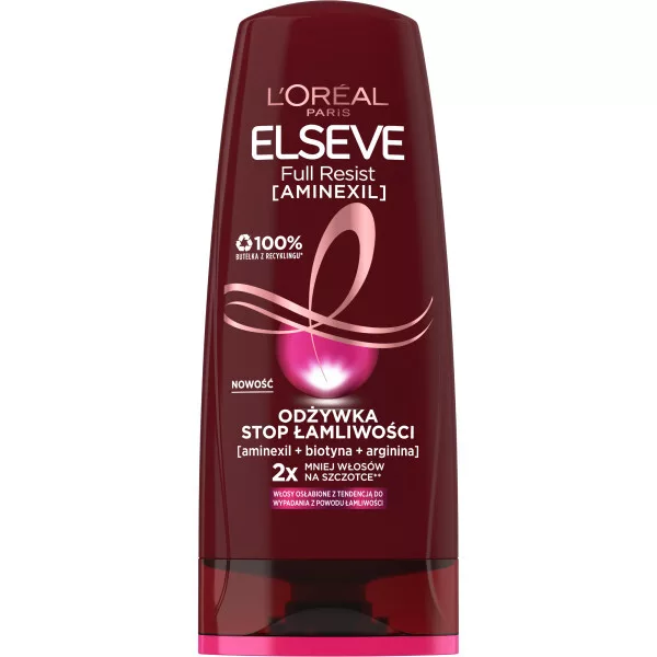 L'Oreal Paris Elseve Full Resist Odżywka "Stop Łamliwości" do włosów osłabionych, 200ml, 200ml