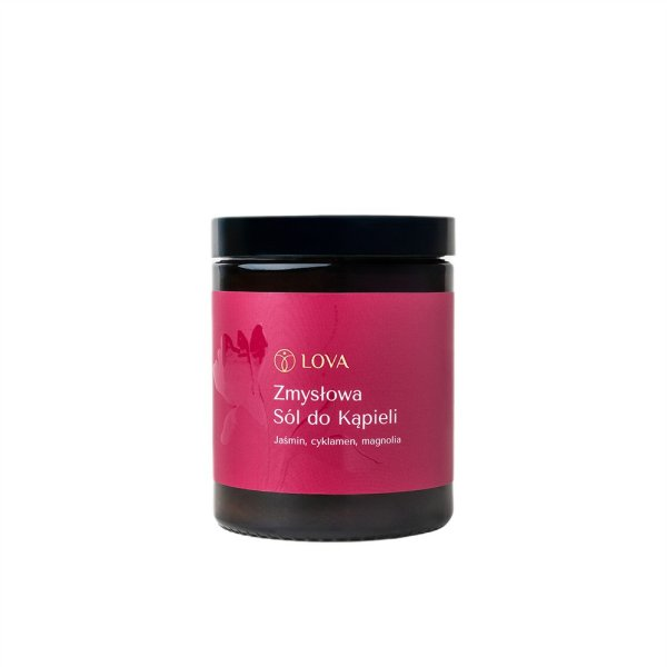 LOVA Zmysłowa sól do kąpieli Jaśmin Cyklamen Magnolia 180g
