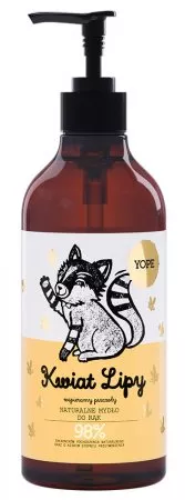 Yope, mydło w płynie, Kwiat Lipy, 500ml