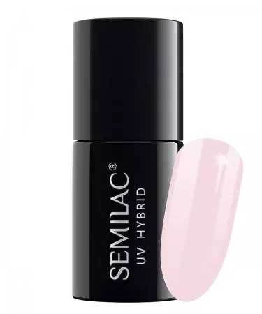 Semilac, lakier hybrydowy, 7ml, 128 Pink Marshmallow