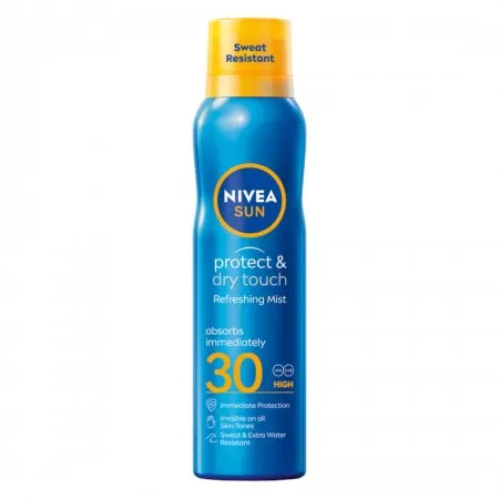 Nivea Sun Protect &amp; Dry Touch odświeżająca mgiełka do opalania SPF30 200ml