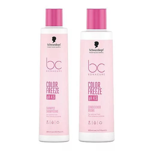 Schwarzkopf BC Color Freeze pH 4.5, zestaw do włosów farbowanych, szampon 250ml + odżywka 200ml