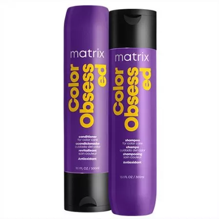 Matrix Color Obsessed, zestaw do włosów farbowanych, szampon + odżywka