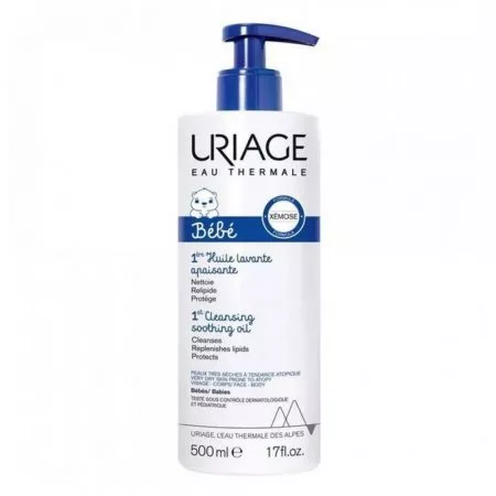 Uriage Bebe 1st Cleansing Soothing Oil kojący olejek oczyszczający dla dzieci 500ml