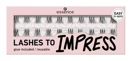 Essence LASHES TO IMPRESS, sztuczne rzęsy, 07 BUNDLED SINGLE LASHES, 20szt.