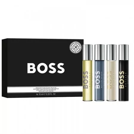Hugo Boss Travel Exclusive zestaw miniaturek perfum dla mężczyzn 4x10ml (M)