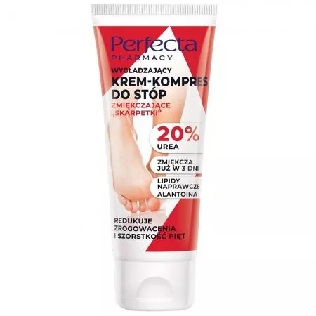 Perfecta Pharmacy wygładzający krem-kompres do stóp zmiękczające skarpetki 80ml
