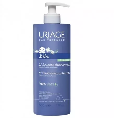 Uriage Bebe 1st Oleothermal Liniment oletermiczny krem ​do pielęgnacji okolic pieluszkowych dla dzieci 500ml