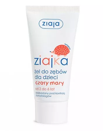Ziaja Ziajka, żel do zębów Czary Mary dla dzieci, 50ml