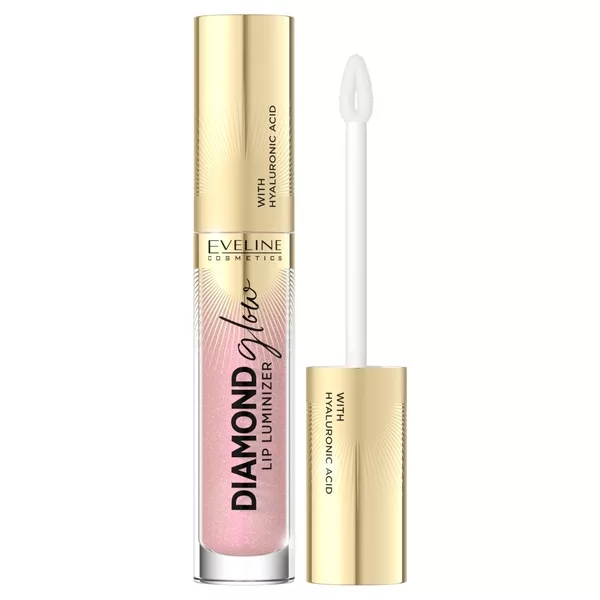 Eveline Cosmetics Diamond Glow Lip Luminizer błyszczyk do ust z kwasem hialuronowym 14 4.5ml