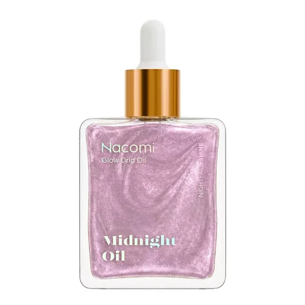 Nacomi Glow Drip Oil, olejek do ciała, Midnight Oil, 50ml