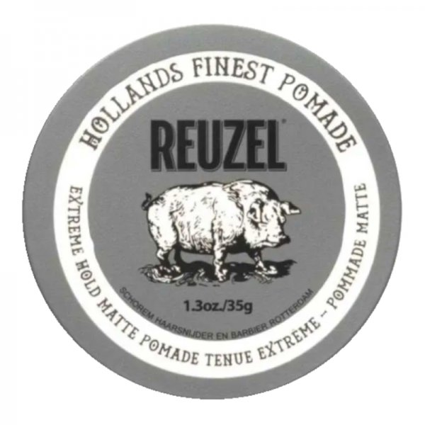 Reuzel, Extreme Hold Matte Pomade, pomada matowa do włosów, 35g