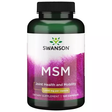 Swanson, MSM, suplement diety, 1000mg, 120kaps, ref.SWU655