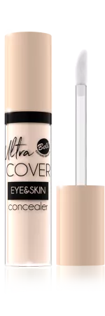Bell Ultra Cover Eye&Skin Concealer 01 Korektor intensywnie kryjący niedoskonałości cery w płynie