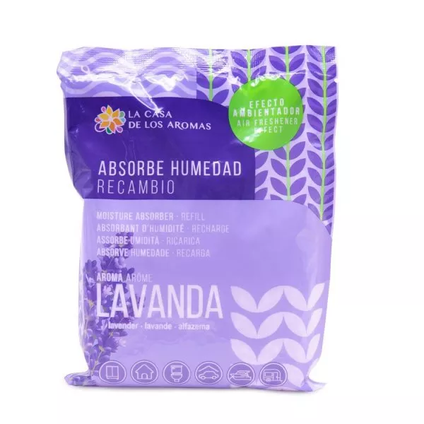 La Casa de los Aromas Pochłaniacz wilgoci zapas Lawenda 300g