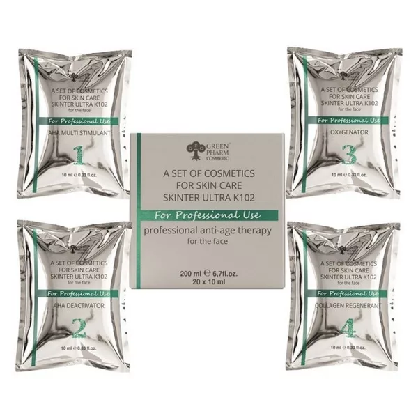 Green Pharm Cosmetic Skinter Ultra K102 zestaw kosmetyczny do pielęgnacji skóry 200ml