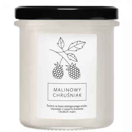 Hagi Świeca sojowa Malinowy Chruśniak 215ml