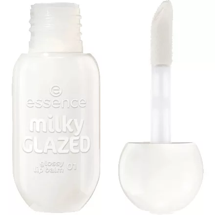 Essence milky Glazed, lśniący balsam do ust, 01, 4ml
