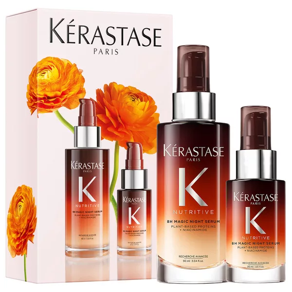 Kerastase Nutritive Duo, zestaw prezentowy bestsellerowych serum do włosów, 90ml + 30ml