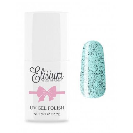 Elisium, lakier hybrydowy 185 Straciatella Blue, 9g