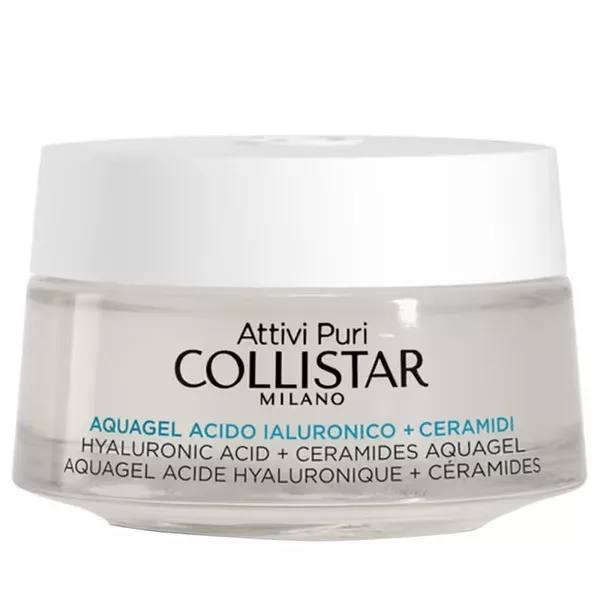 Collistar, Attivi Puri Hyaluronic Acid + Cermides Aquagel nawilżający krem-żel z kwasem hialuronowym i ceramidami 50ml