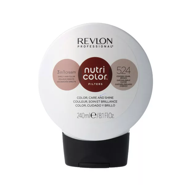 Revlon Nutri Color Filters, maska koloryzująca bez amoniaku, miedziany perłowy blond, 240ml