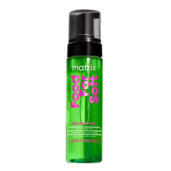 Matrix Food For Soft XXL Big 'N Soft, nawilżająca pianka dodająca objętości włosom, 200ml