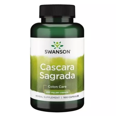 Swanson Cascara Sagrada 450mg 100 kaps