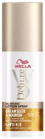 Wella Deluxe Dream Sleek & Nourish, Nawilżający lotion w sprayu naturalnie utrwalający, 150ml