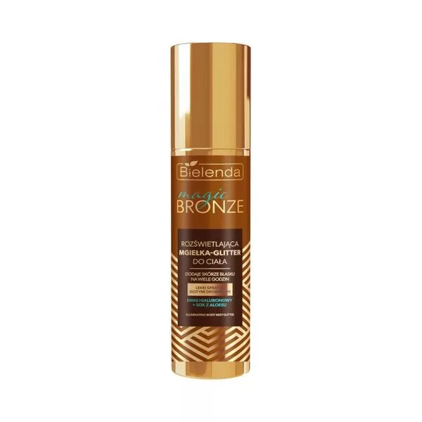 Bielenda Magic Bronze, rozświetlająca mgiełka-glitter do ciała, 75ml