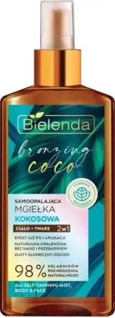 Bielenda Bronzing Coco Samoopalająca Mgiełka Ciało + Twarz 2w1, 150ml