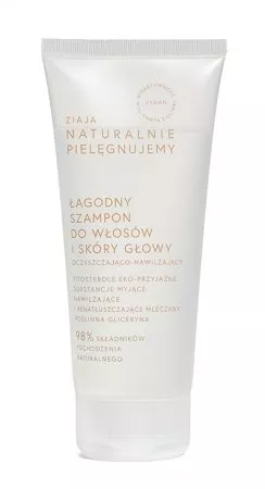 Ziaja Naturalnie Pielęgnujemy, łagodny szampon do włosów i skóry głowy, 200ml
