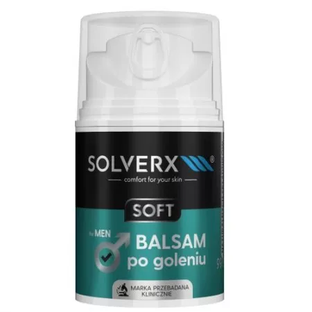 Solverx Soft balsam po goleniu dla mężczyzn 50ml