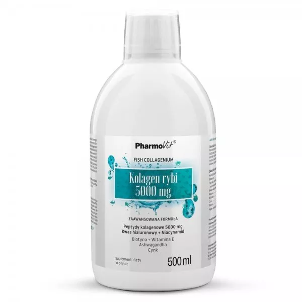 Pharmovit Kolagen rybi 5000mg suplement diety w płynie 500ml