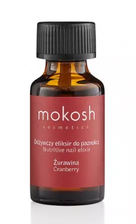 Mokosh, odżywczy eliksir do paznokci, żurawina, 10ml