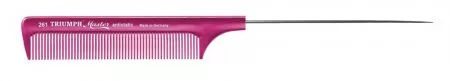 Triumph Master 261, grzebień do włosów z metalowym szpikulcem, fioletowy