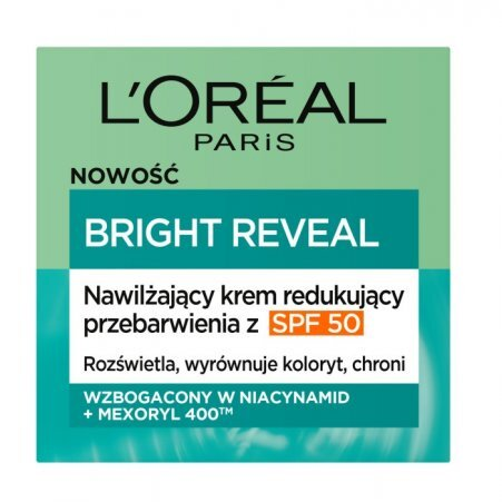 L'Oreal Paris Bright Reveal nawilżający krem redukujący przebarwienia z SPF50 50ml