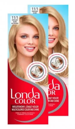 Londa Color, Farba do włosów świetlany blond 11/1, dwupak