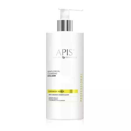Apis Ceramide Repair, łagodna emulsja do mycia twarzy z ceramidami i beta glukanem, 500ml