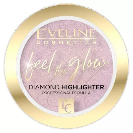 Eveline Feel the Glow!, rozświetlacz, 03 rose gold, 4.2g