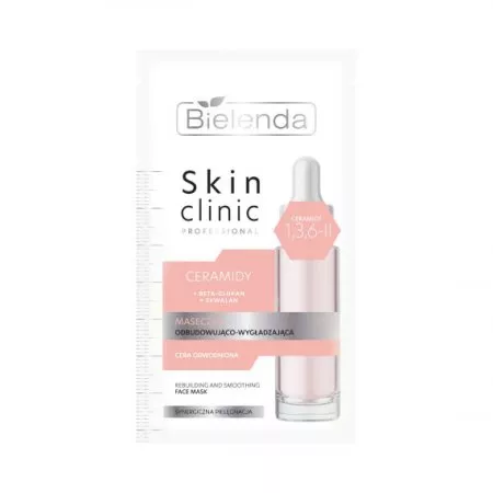 Bielenda Skin Clinic Professional Ceramidy, maseczka odbudowująco-wygładzająca, 8g