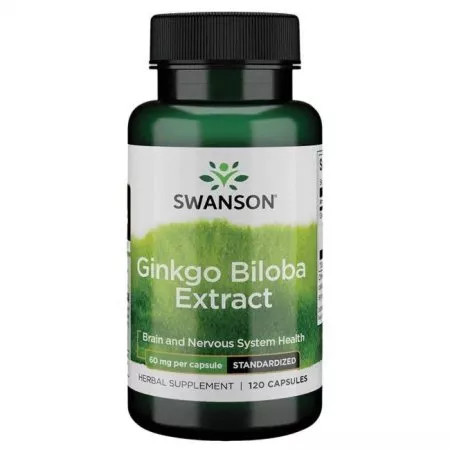Swanson Ginkgo Biloba ekstr GinkgoSelect 60mg 120k