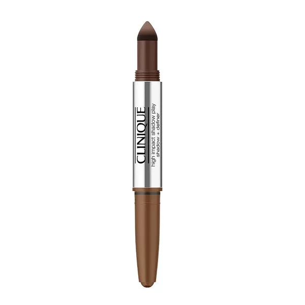 Clinique High Impact Shadow Play™ Shadow + Definer dwustronny cień do powiek w sztyfcie Rum + Cola 1.9g