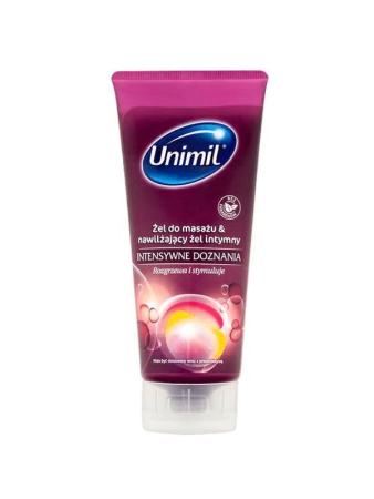 Unimil Intensywne Doznania żel do masażu i nawilżający żel intymny 200ml