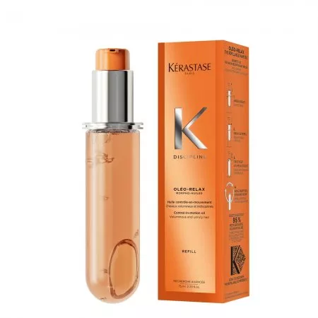 Kerastase Discipline Oleo Relax, olejek do włosów puszących się i niesfornych wkład uzupełniający, 75ml refill