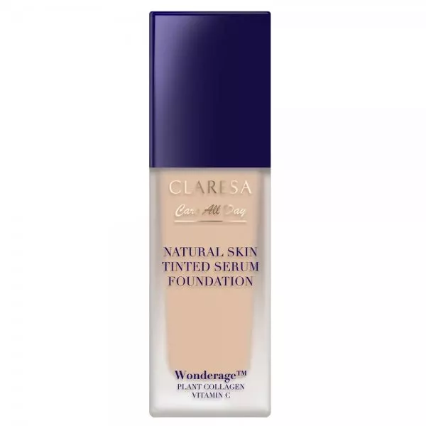 Claresa Natural Skin Tinted Serum Foundation podkład-serum z naturalnym wykończeniem 1W Light Warm 32ml