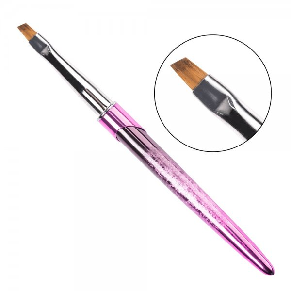 Clavier Pędzelek skośny do zdobień i żelu One Stroke rozmiar 4 #6