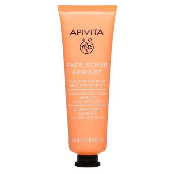 Apivita Face Scrub Apricot delikatny peeling do twarzy z morelą 50ml