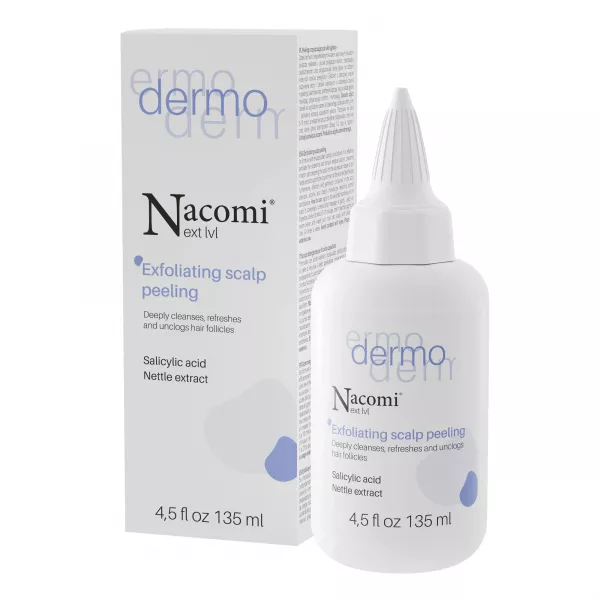Nacomi Nxt Lvl Dermo, peeling oczyszczający do skóry głowy, 135ml